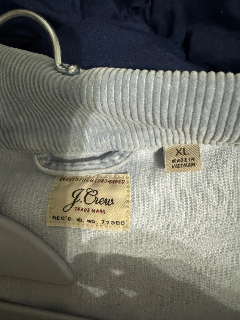 Light Blue Men's Corduroy Jacket - J. Crew